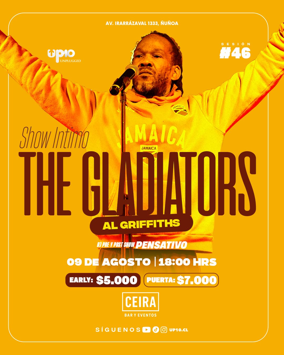 THE GLADIATORS | UP10 UNPLUGGED | CLUB CEIRA image}