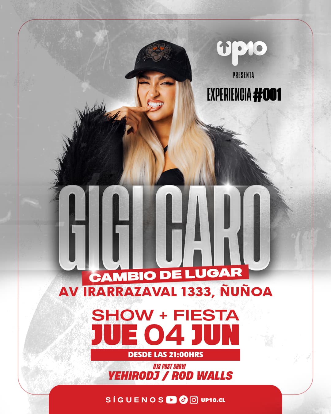 GIGI CARO (show+fiesta) | UP10 EXPERIENCES image}