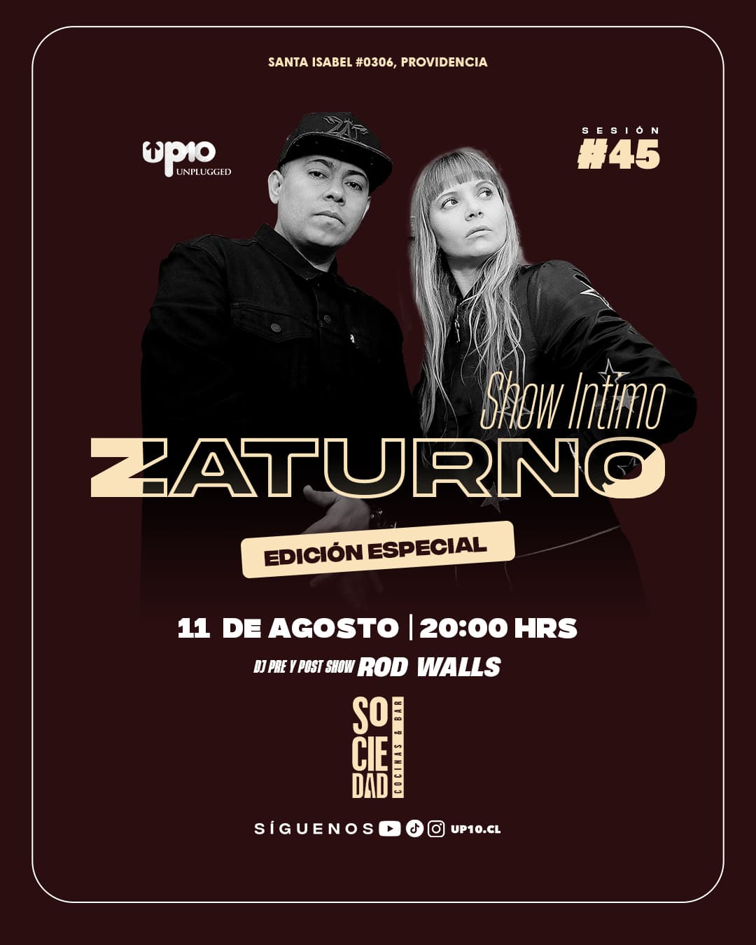 ZATURNO | UP10 UNPLUGGED | SOCIEDAD image}