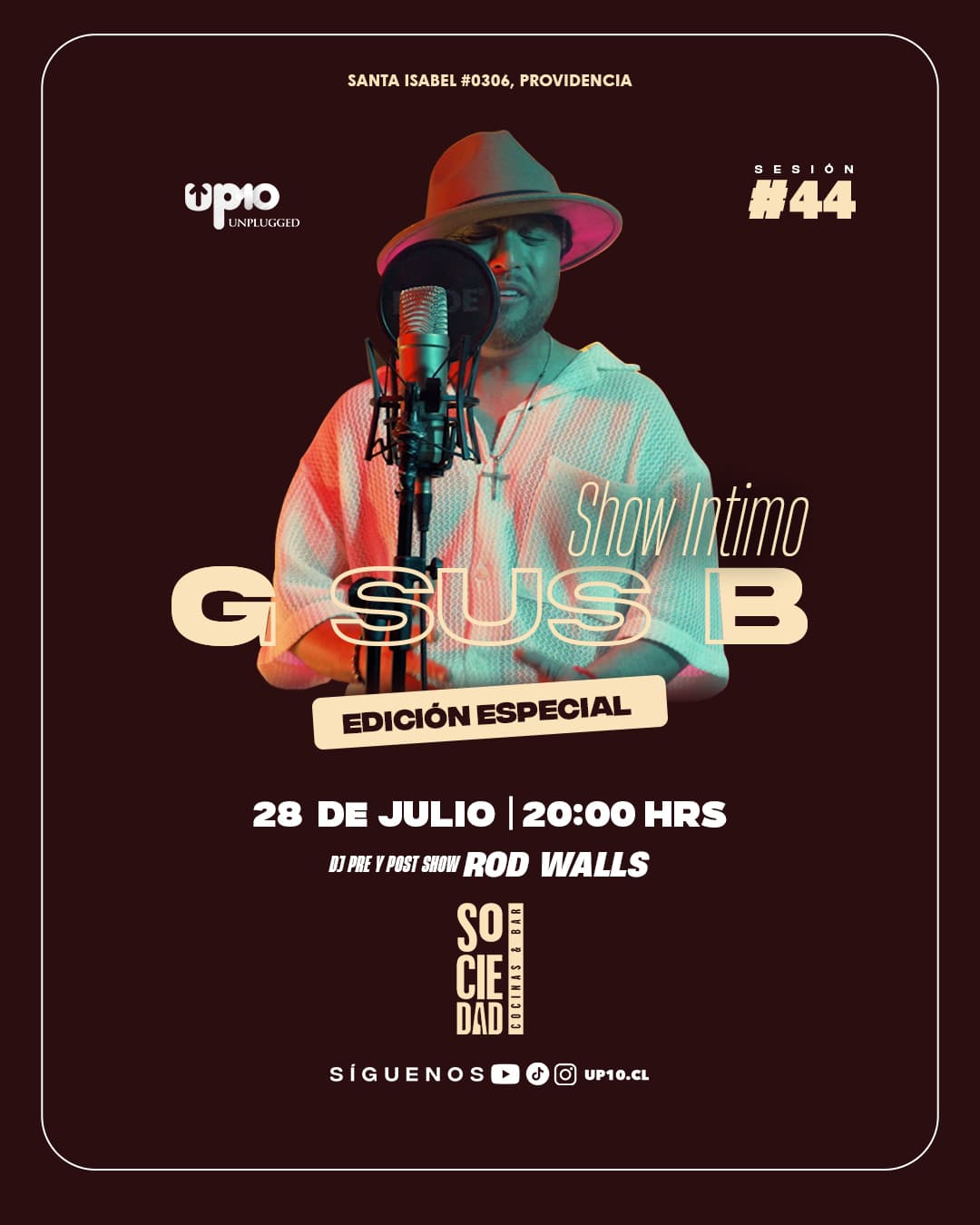 G SUS B | UP10 UNPLUGGED | SOCIEDAD image}