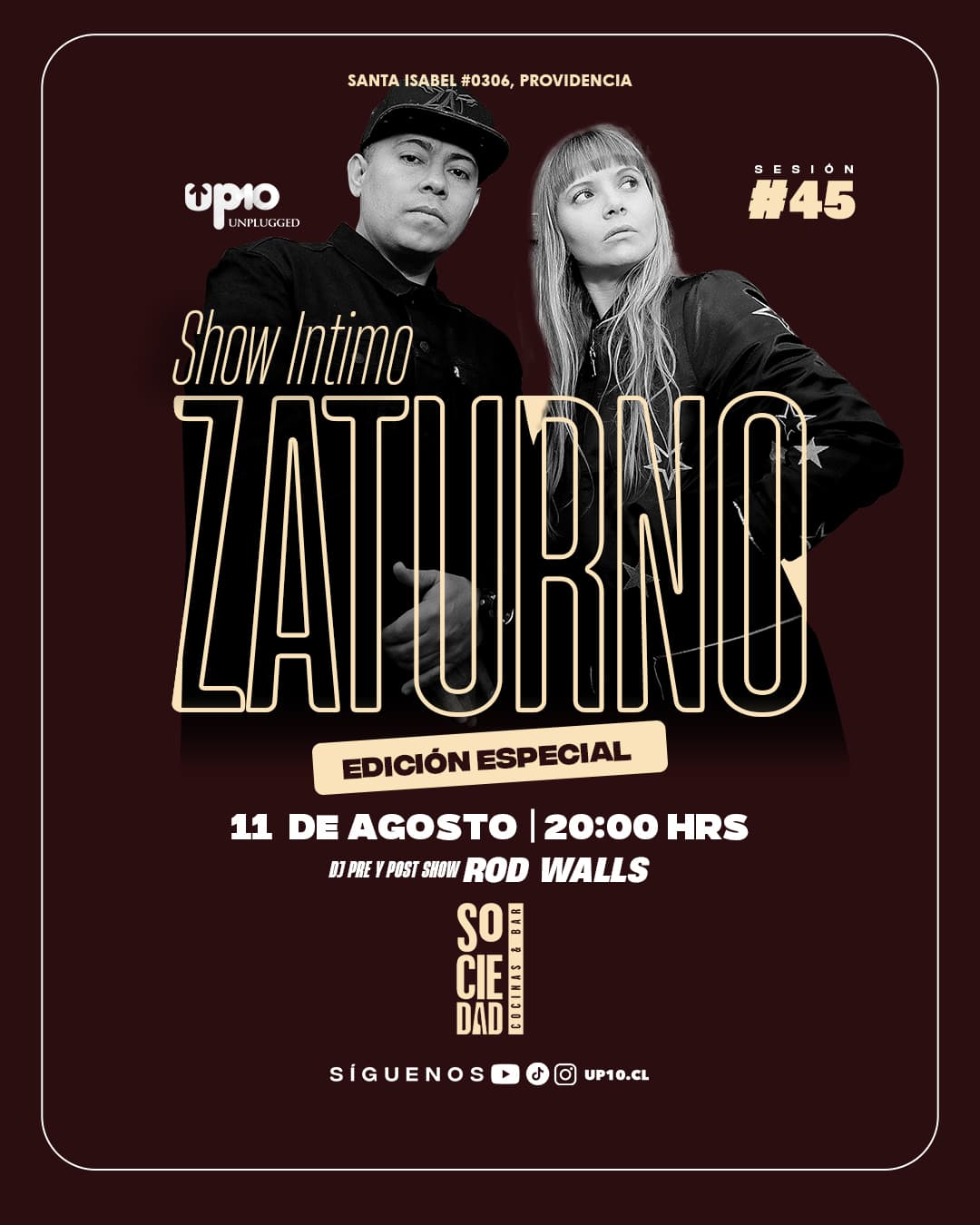 ZATURNO | UP10 UNPLUGGED | SOCIEDAD image}