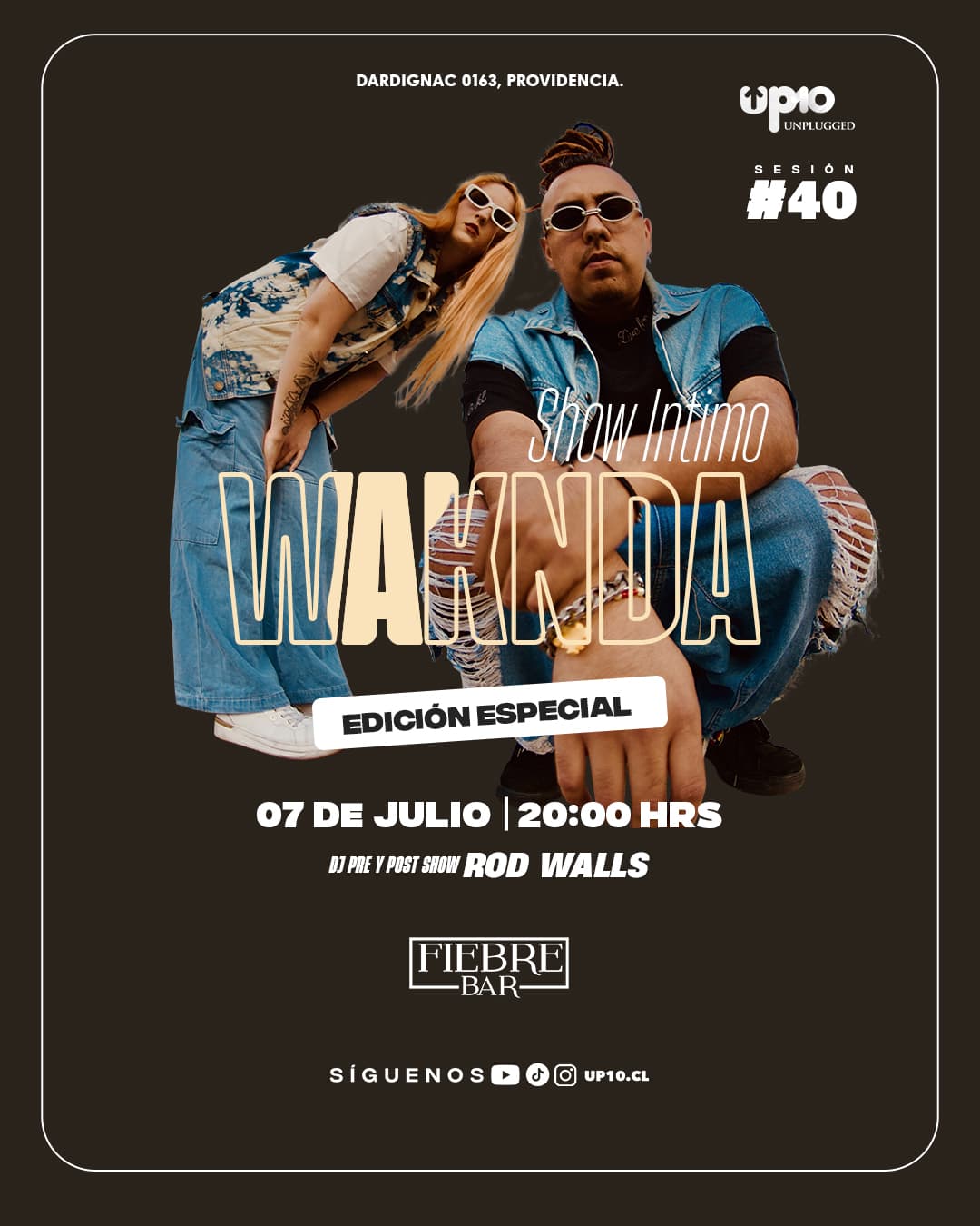WAKNDA | UP10 UNPLUGGED | BAR FIEBRE image}