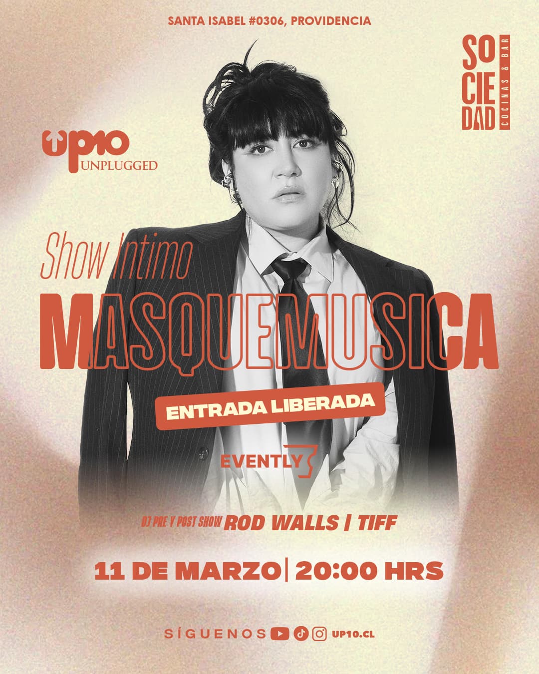 MASQUEMUSICA | UP10 UNPLUGGED | SOCIEDAD image}