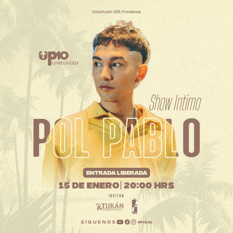 POL PABLO | UP10 UNPLUGGED | Tukán Tropical Garden image}