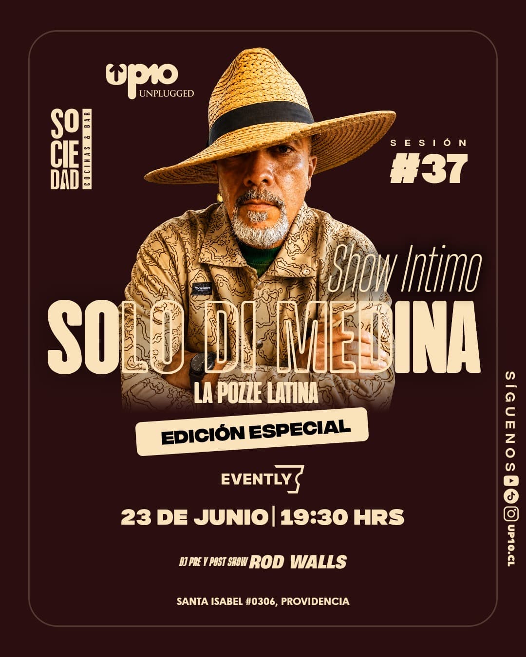 SOLODIMEDINA (La Pozze Latina) | UP10 UNPLUGGED | SOCIEDAD image}